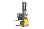 Pallet stacker with reach