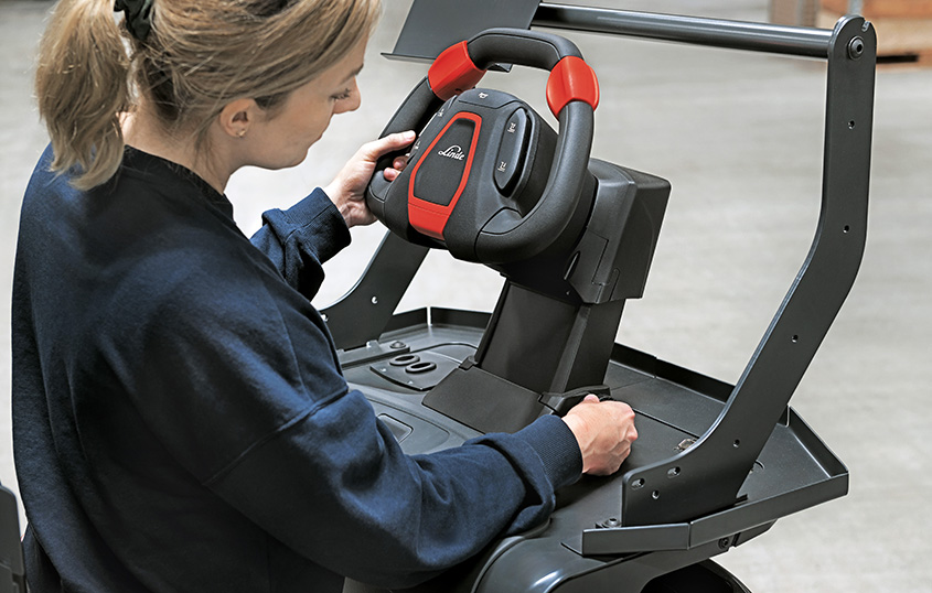Højdejusterbart Linde Steering Wheel