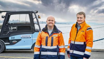 Fredericia Shipping og N.C. Nielsen i blåt partnerskab